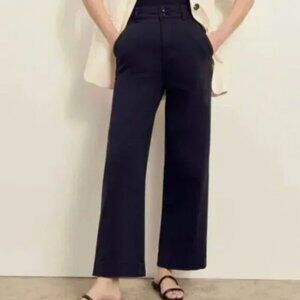 NWT Everlane The Organic Wide Leg Pant Womens 0 Black